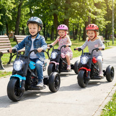 6V 3 Wheel Kids Electric Motorcycle with 22W Motor and Reverse Switch, Blue