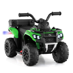 6V Kids Ride On ATV with Spray Function, Three Songs and Volume Control, Green