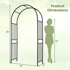 7.2 Feet Garden Decoration Climbing Plants Arch