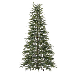 7.5 FT Pre-Lit Artificial Christmas Tree, Sparse Fir Shape, 725 TPE Tips and 500 Multicolour LEDs