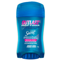 Secret Outlast Sweat & Odor Clear Gel Women's Antiperspirant Deodorant, Protecting Powder Scent, 45 grams