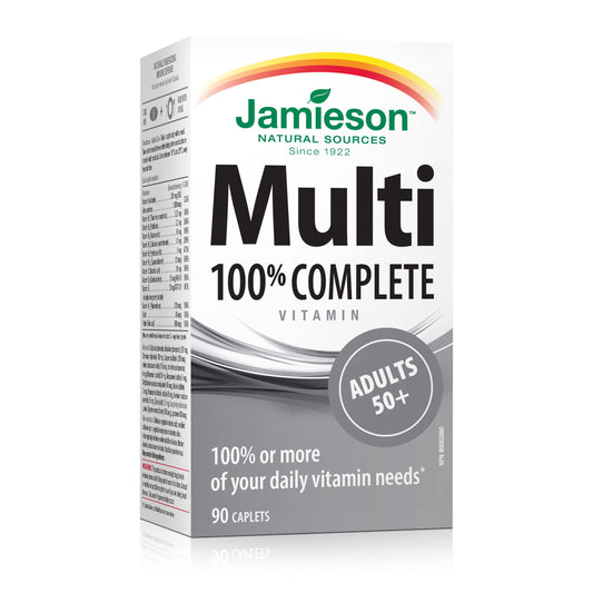 Jamieson 100 percent Complete Multivitamin for Adults 50 plus