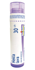 Boiron Hekla lava 30ch,Homeopathic medicine. Each tube contains 4 g (approximately 80 pellets)