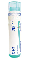 Boiron Ipeca 200ch,Homeopathic medicine. Each tube contains 4 g (approximately 80 pellets)