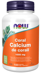 NOW Supplements, Coral Calcium 1,000 mg, Bone Health*, Healthy pH Balance*, 100 Veg Capsules