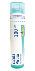 Boiron Cicuta virosa 200ch,Homeopathic medicine. Each tube contains 4 g (approximately 80 pellets)