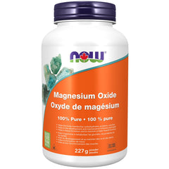 NOW Supplements, Magnesium Oxide, Enzyme Function, Nervous System Support, 227g