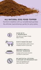 Crumps' Naturals Beef Sprinkles, Brown, 4.2 Ounce (Pack of 1)