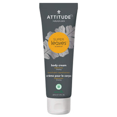 ATTITUDE Body Cream, Made in Canada, EWG Verified Moisturizer, Vegan Moisturizing Products For Dry Skin, Dermatologically Tested, Ginseng and Grapeseed Oil, 240 mL