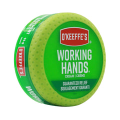 O'Keeffe's Working Hands Hand Cream for Extremely Dry, Cracked Hands, Heals, Relieves and Repairs, Boosts Moisture Levels, 3.4oz/96g Jar, Moisturizer, Pack of 1