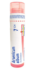 Boiron Arsenicum album 7ch,Homeopathic medicine. Each tube contains 4 g (approximately 80 pellets)