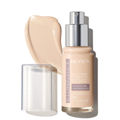 Revlon Illuminance Skin-Caring Liquid Foundation, Hyaluronic Acid, Hydrating and Nourishing Formula with Medium Coverage, 105 Cream Ivory, 1 fl oz/ 30ml (Pack of 1)