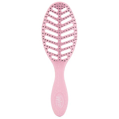 Wet Brush Go Green Speed Dry Hair Brush, Pink - Vented Design & Ultra Soft HeatFlex Bristles - Ergonomic Handle Manages Tangle & Uncontrollable Hair - Pain-Free Hair Accessories