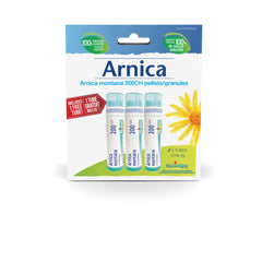 Boiron Arnica montana 200ch.Homeopathic medicine 3 tubes (4g each tube)