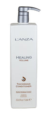 L’ANZA Healing Volume Thickening Conditioner - Boosts Shine, Volume, and Thickness for Fine and Flat Hair, Rich with Bamboo Bodifying Complex and Keratin (1L)