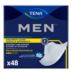Tena Men Incontinence Guards for Men, 48 Count