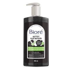 Biore Deep Pore Charcoal Cleanser, Face Wash for Oily Skin (200 mL) | Made in Canada