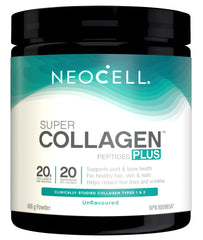 Neocell Collagen Protein Peptides PLUS, Powder, Supports Healthy Hair, Skin & Nails (Packaging may vary), 20 servings, 1 Count (Pack of 1)
