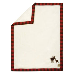 Trend Lab Northwoods Framed Receiving Blanket, Moose Applique