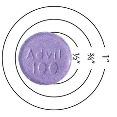 Junior Strength Advil (40 Count, Fruit Flavour) Ibuprofen Chewable Tablets Fever Reducer/Pain reliever