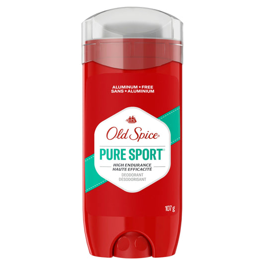 Old Spice High Endurance Deodorant for Men, Aluminum Free, Pure Sport Scent, 107 g