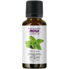 NOW Essential Oils, Oregano Oil, Comforting Aromatherapy Scent, Steam Distilled, 100% Pure, Vegan, Child Resistant Cap, 30mL