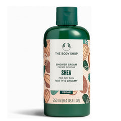 The Body Shop Shea Butter Shower Cream 250ml | Moisturizing Body Wash for Dry Skin | Rich Cream Cleanser with Natural Shea, Vegan