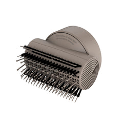 Shark IQ Styling Brush, Auto Preset Attachment for HyperAIR Blow Dryers, Rotatable Hot Brush, Styling Tools, For Straight, Wavy, Curly, and Coily Hair, Straight and Shiny Blowout, Stone, XSKHD1SB