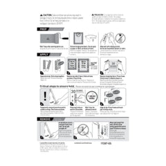 Command 17207-12EF Hanging Strips, Narrow, White, 12 Count