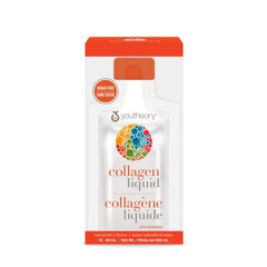 Youtheory Collagen Liquid Natural Berry Flavour, 12 Single Serving Packets, Hydrolyzed Collagen. Supports Hair, Skin, and Nails. Helps Reduce Fine Lines and Eye Wrinkles in 28 Days