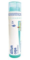 Boiron Allium cepa 6ch,Homeopathic medicine. Each tube contains 4 g (approximately 80 pellets)