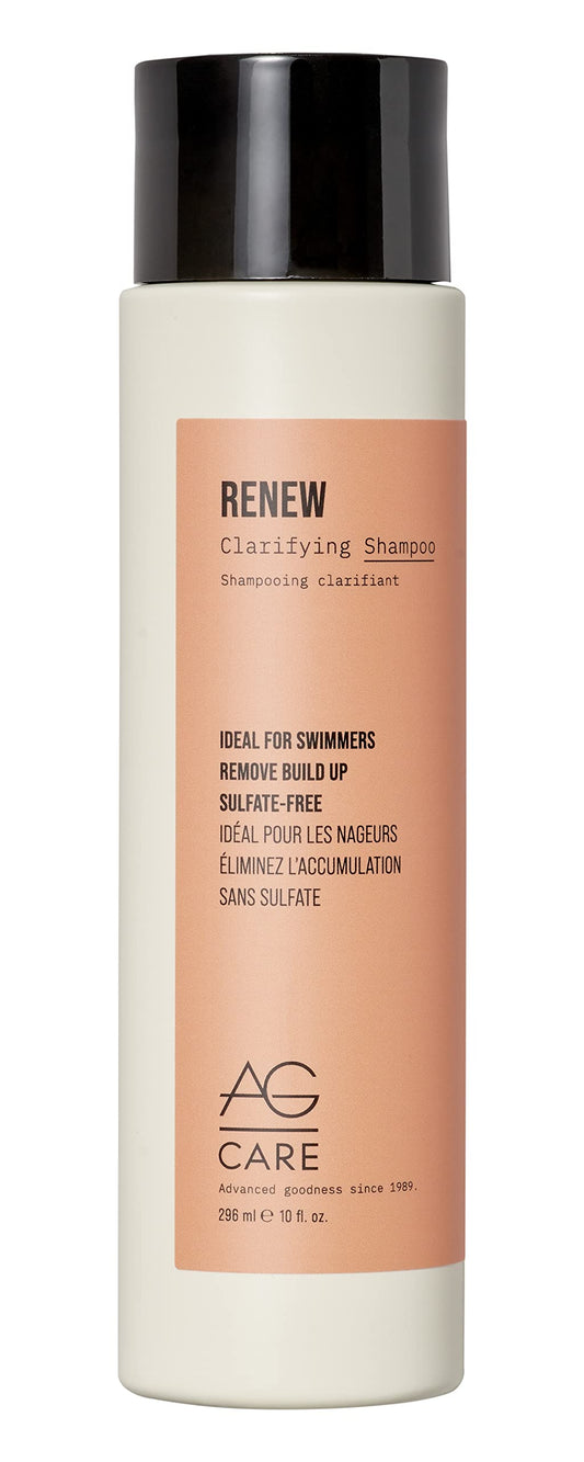 AG Care Renew Clarifying Shampoo, Remove Build Up, Colour Safe Sulfate-Free Shampoo, 10 Fl Oz