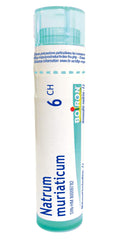 Boiron Natrum muriaticum 6ch,Homeopathic medicine. Each tube contains 4 g (approximately 80 pellets)