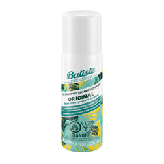 Batiste Dry Shampoo Original, Mini Travel Size, 50 ml, Instantly Refresh Hair, Absorbs Oil & Grease, Waterless Formula for Added Hair Texture and Body