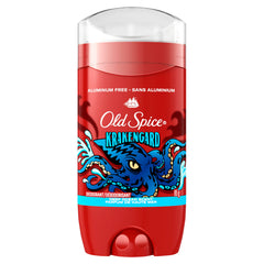 Old Spice Aluminum Free Deodorant for Men, 24/7 Freshness, Long Lasting Odor Protection, Legendary Fragrance, Krakengard, Deep Ocean Scent, 85g