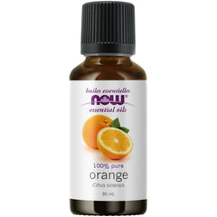 NOW Essential Oils, Orange Oil, Uplifting Aromatherapy Scent, Cold Pressed, 100% Pure, Vegan, Child Resistant Cap, 30mL