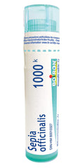Boiron Sepia officinalis 1m,Homeopathic medicine. Each tube contains 4 g (approximately 80 pellets)