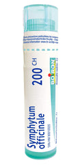 Boiron Symphytum officinale 200ch,Homeopathic medicine. Each tube contains 4 g (approximately 80 pellets)