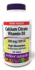 webber natural Calcium Citrate (350 Tablets), 350 Count