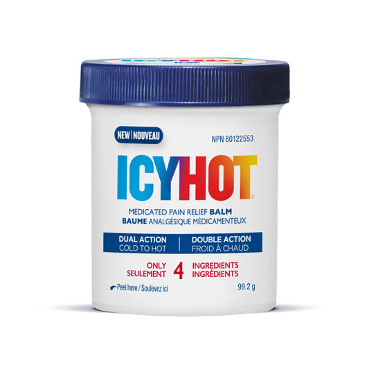 Icy Hot Medicated Pain Relief Balm, Relieves Minor Aches and Pains of Muscles and Joints Associated with Arthritis, Backache, Strains and Sprains, Menthol 7.6%, Methyl Salicylate 29%, 99.2g Jar