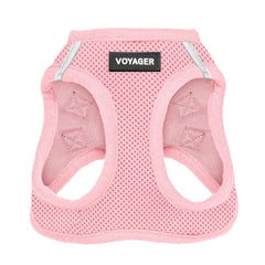 Voyager Step-in Air Dog Harness - All Weather Mesh Step in Vest Harness for Small and Medium Dogs by Best Pet Supplies - Harness (Pink), XXX-Small