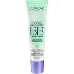 L'Oréal Paris Magic BB Cream, Makeup Primer, Skin Beautifier, Anti-Redness, 4-in-1 Ultra-Light Lotion, Anti-Redness, 30 mL