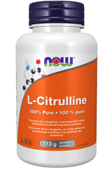 NOW Supplements, L-Citrulline Pure Powder, Supports Protein Metabolism, 113g