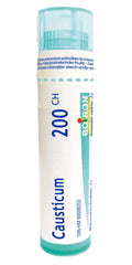 Boiron Causticum 200ch,Homeopathic medicine. Each tube contains 4 g (approximately 80 pellets)