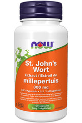 NOW Supplements, St. John's Wort (Hypericum perforatum) 300 mg, Standardized Extract, 100 Veg Capsules