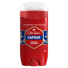 Old Spice Aluminum Free Deodorant for men, 24/7 Odor Protection, Captain with Bergamot Scent, 85g