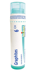 Boiron Graphites 6ch,Homeopathic medicine. Each tube contains 4 g (approximately 80 pellets)