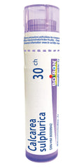 Boiron Calcarea sulphurica 30ch,Homeopathic medicine. Each tube contains 4 g (approximately 80 pellets)