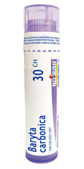 Boiron Baryta carbonica 30ch,Homeopathic medicine. Each tube contains 4 g (approximately 80 pellets)