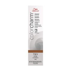 COLORCHARM Permanent Gel| Hair Color for Gray Coverage| 7WV Nutmeg| 2 Fl oz.